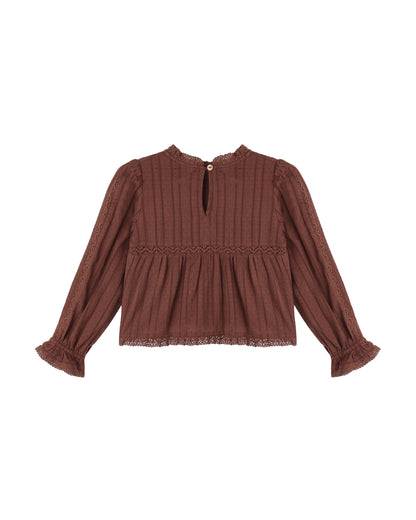 Rylee + Cru Cecile Blouse - Mulberry