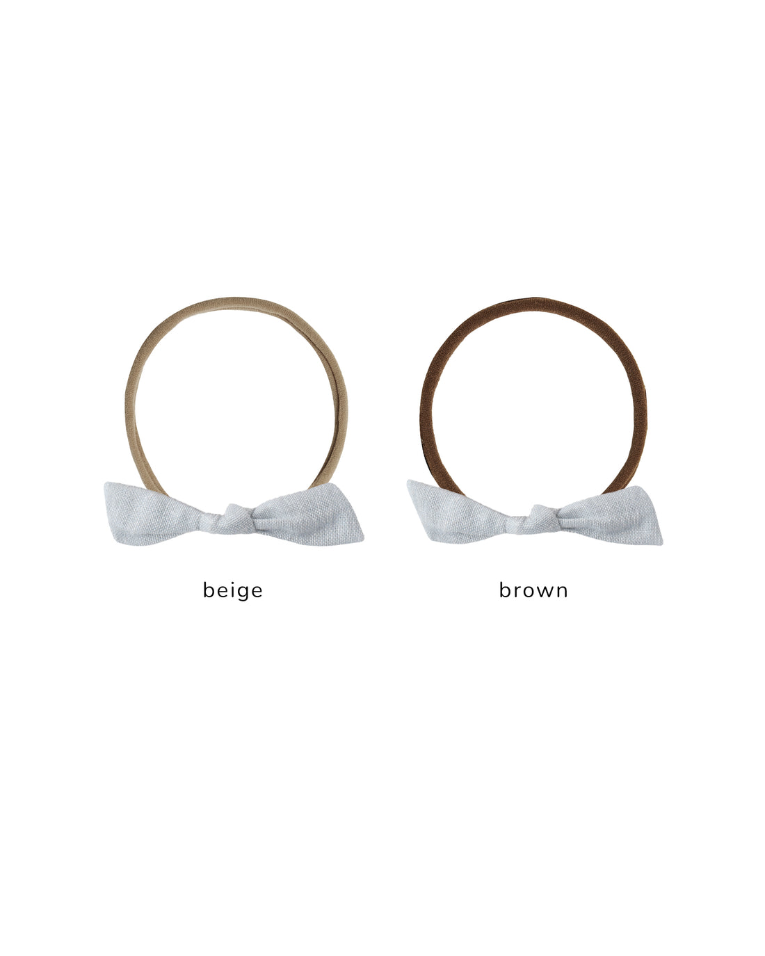 Rylee + Cru Little Knot Headband - Heathered Light Blue