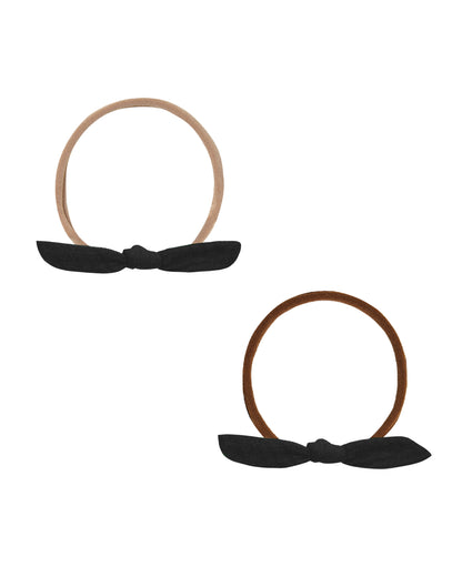 Rylee + Cru Little Knot Headband - Black