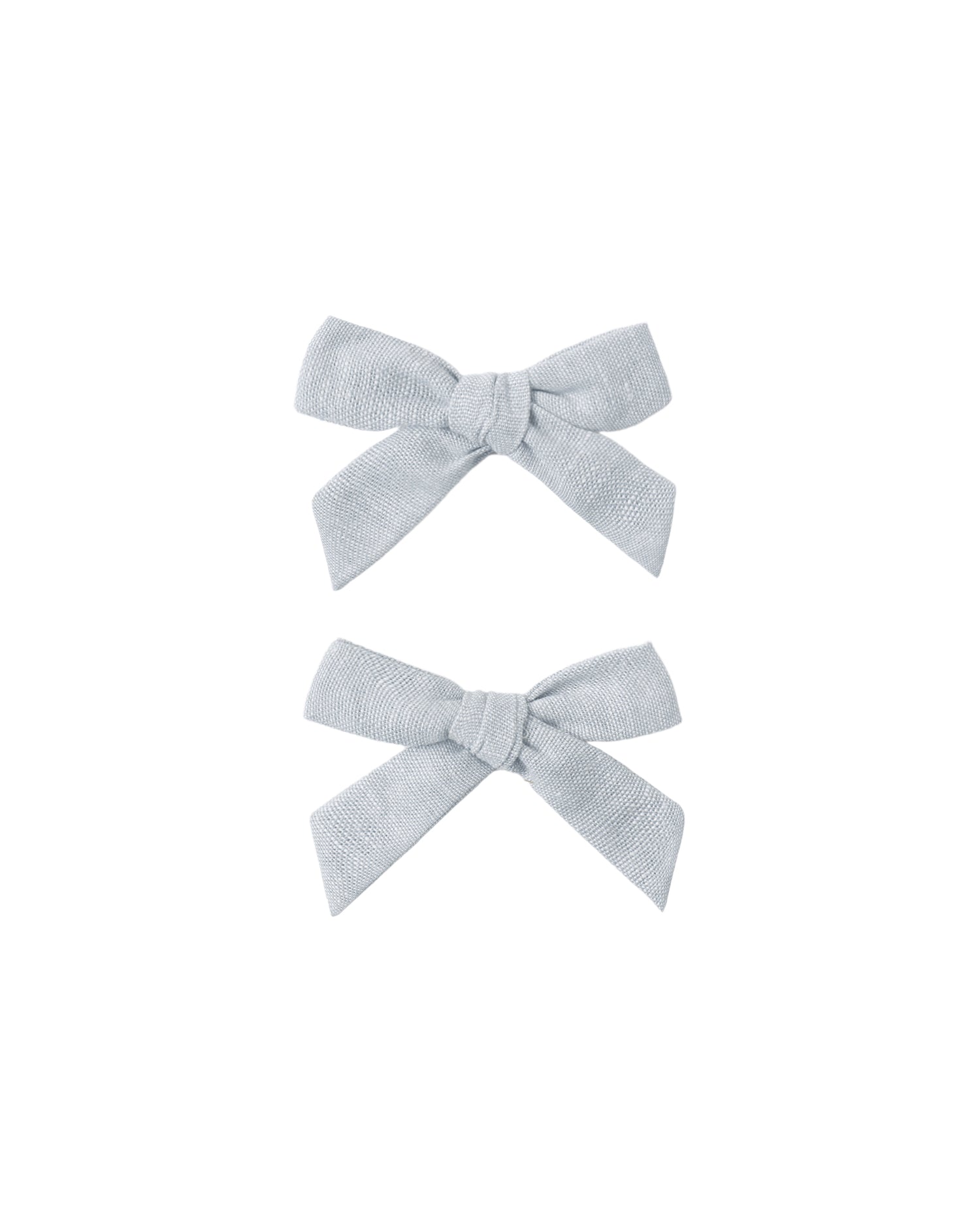 Rylee + Cru Bow, Set Of 2 - Heathered Light Blue