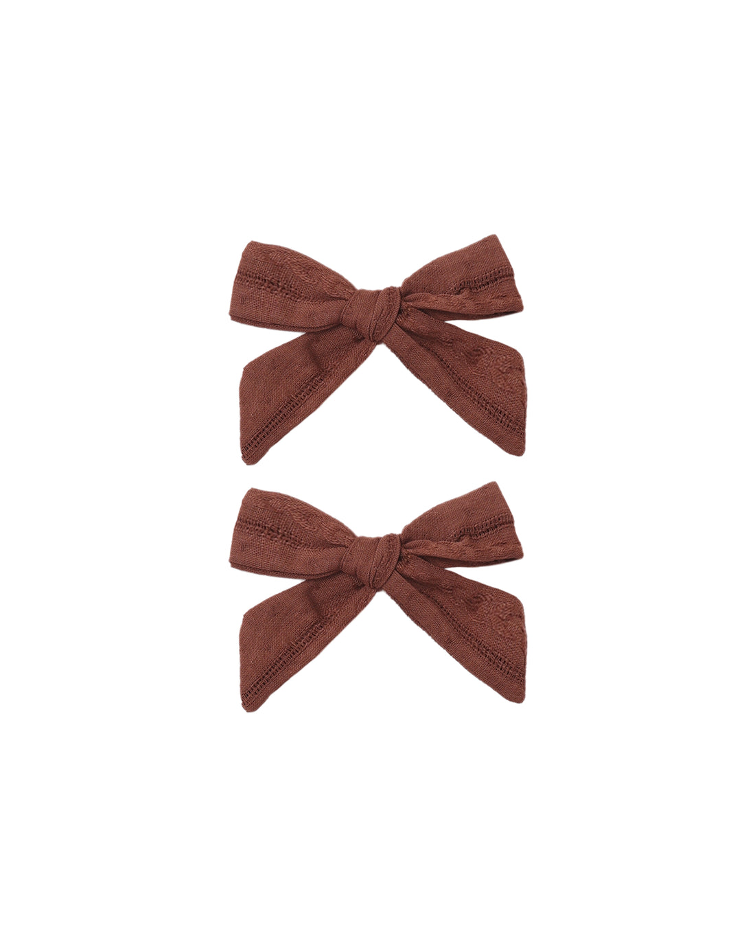 Rylee + Cru Bows, Set Of 2 - Mulberry