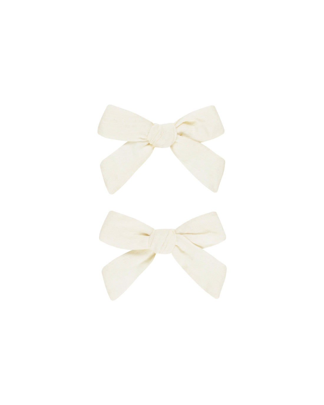 Rylee + Cru Bow, Set Of 2 - Ivory