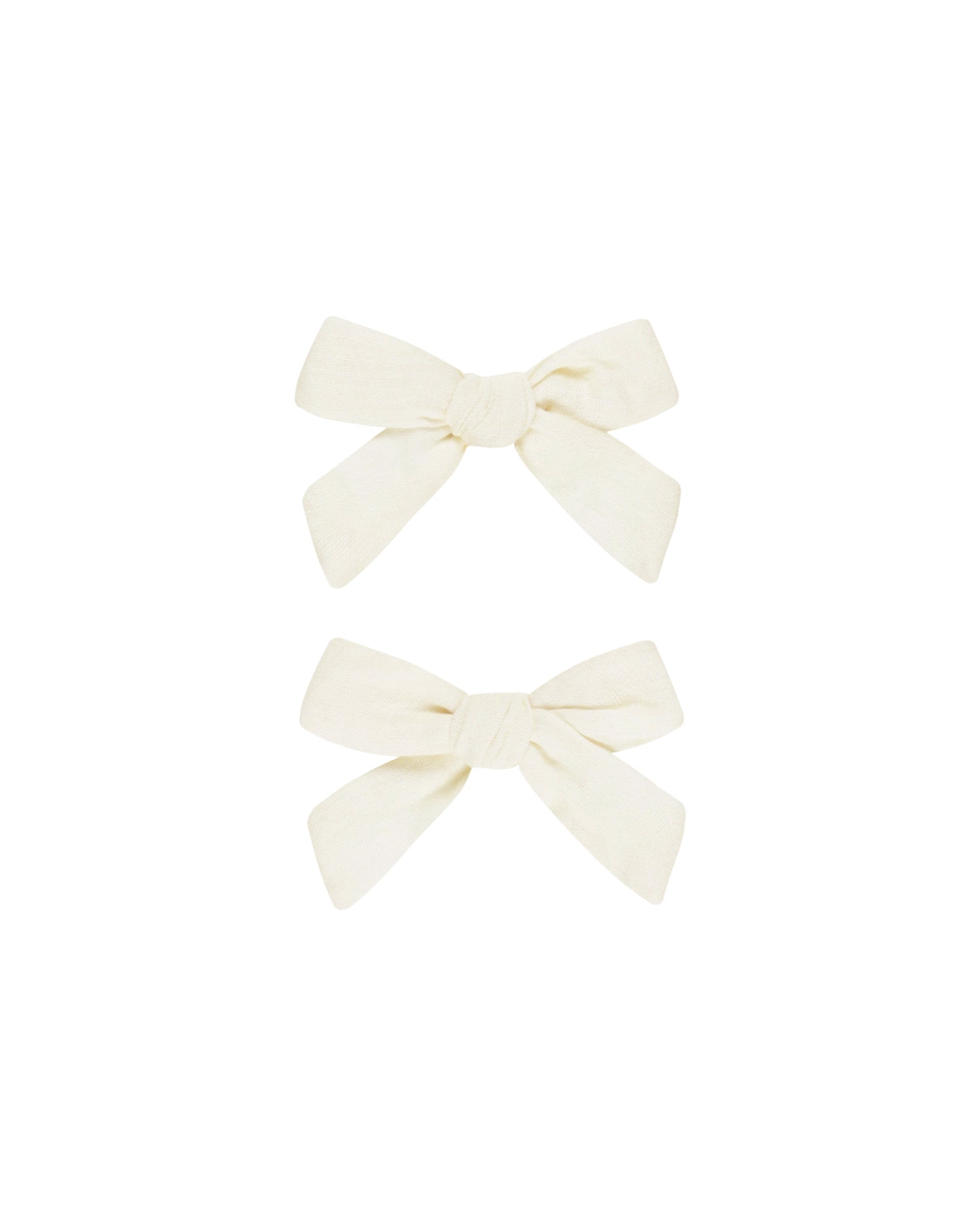 Rylee + Cru Bow, Set Of 2 - Ivory