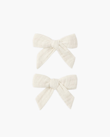 Rylee + Cru Bow, Set Of 2 - Natural