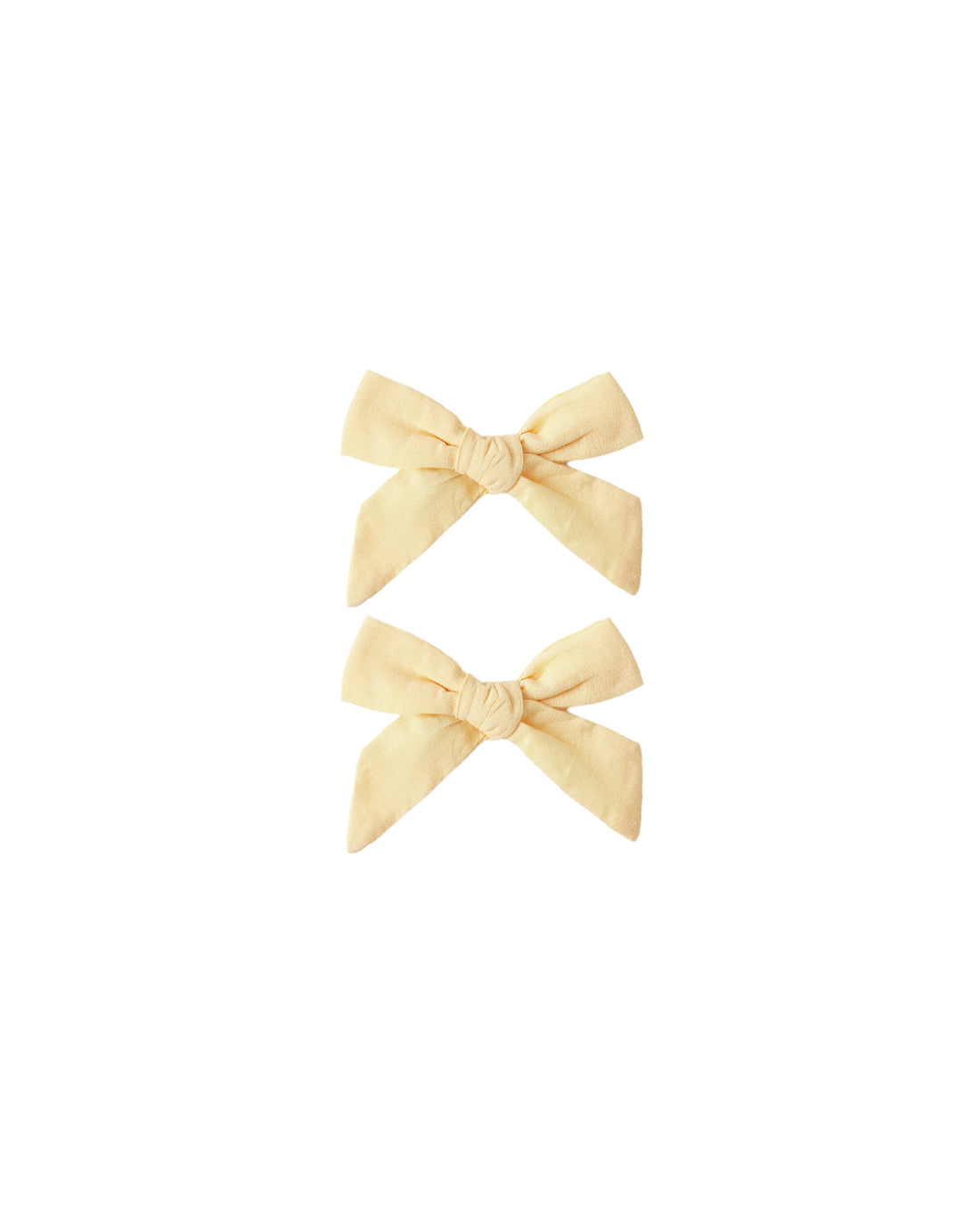 Rylee + Cru Bows, Set Of 2 - Lemon