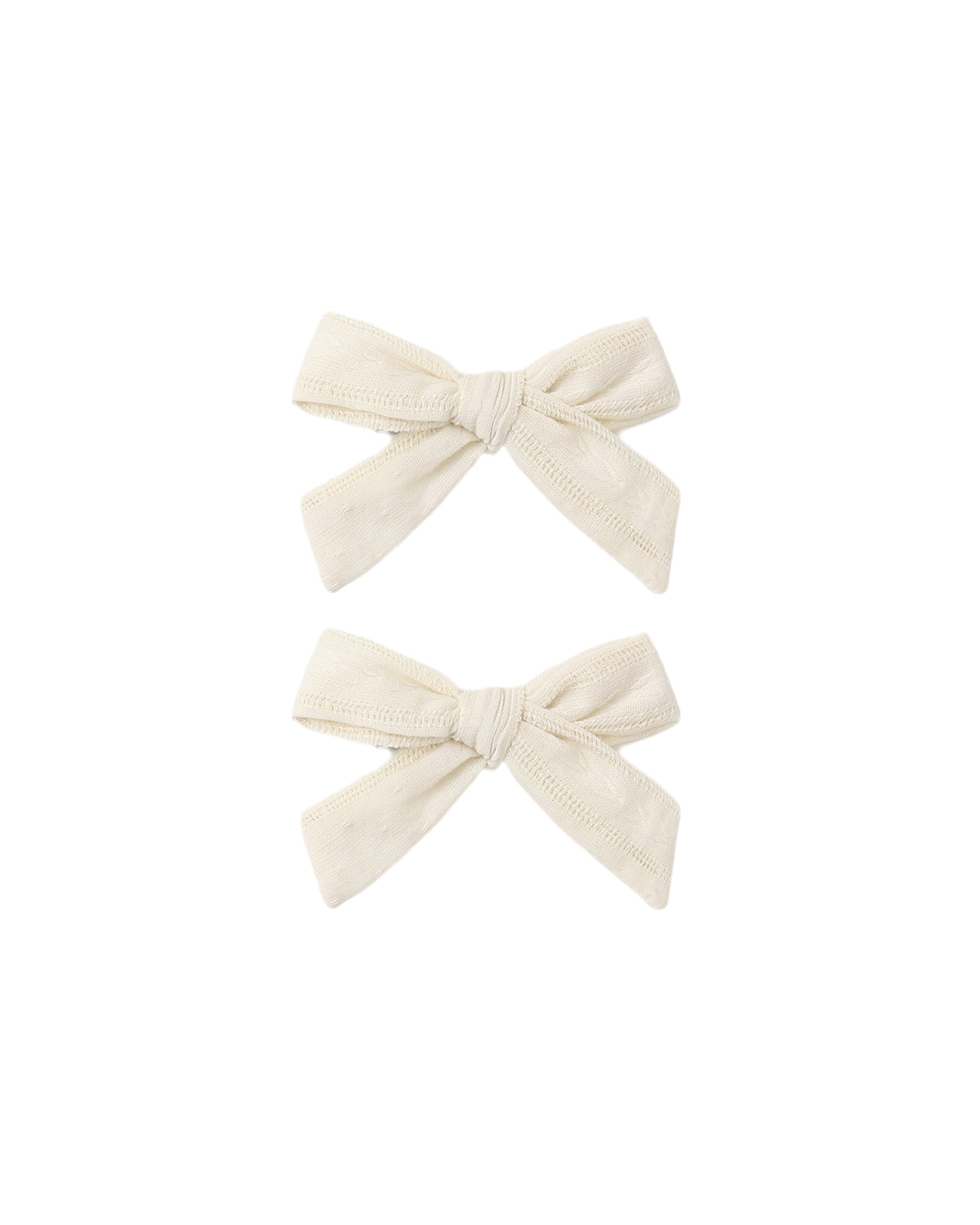 Rylee + Cru Bows, Set Of 2 - Natural