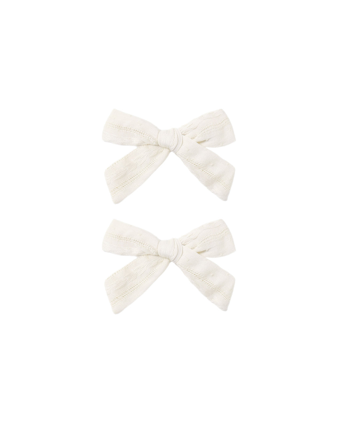 Rylee + Cru Bow, Set Of 2 - Ivory
