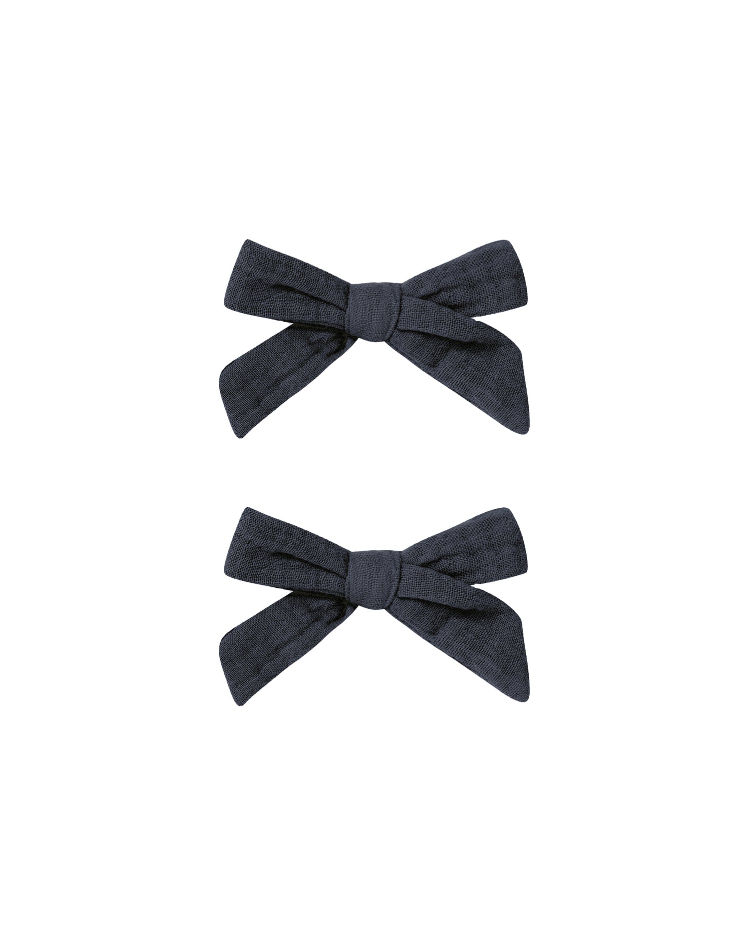 Rylee + Cru Bows, Set Of 2 - Navy