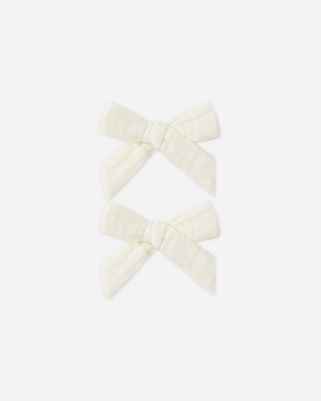 Rylee + Cru Bows, Set Of 2 - Ivory