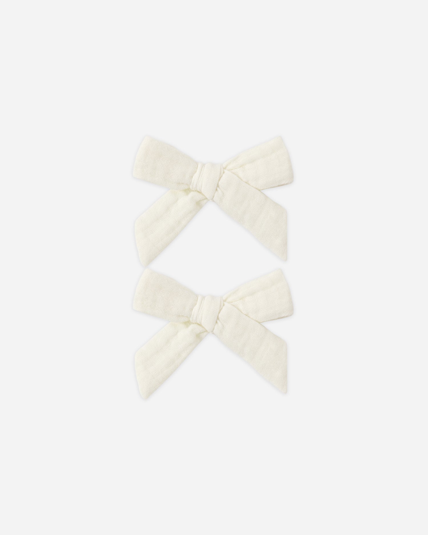 Rylee + Cru Bows, Set Of 2 - Ivory