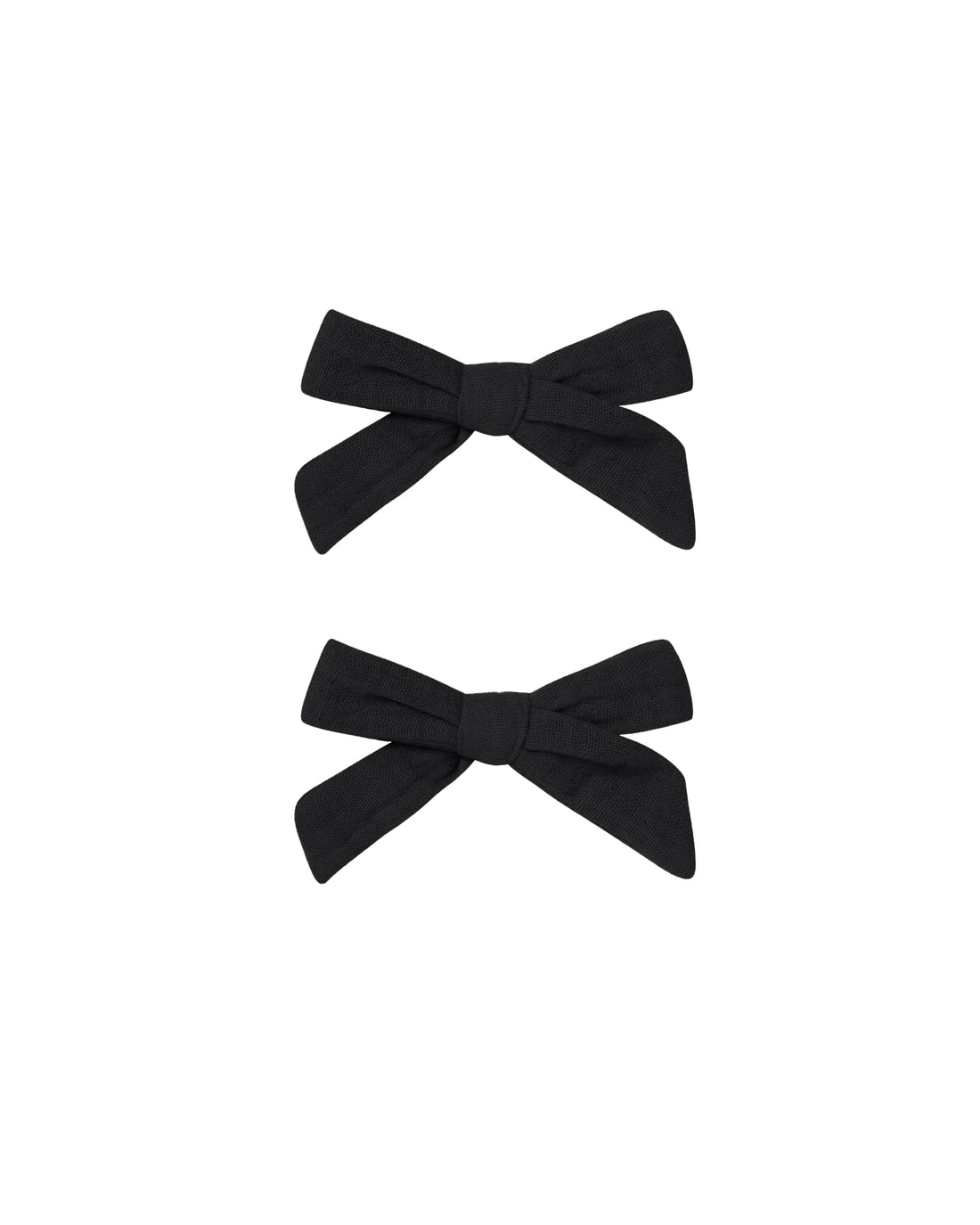 Rylee + Cru Bows, Set Of 2- Black