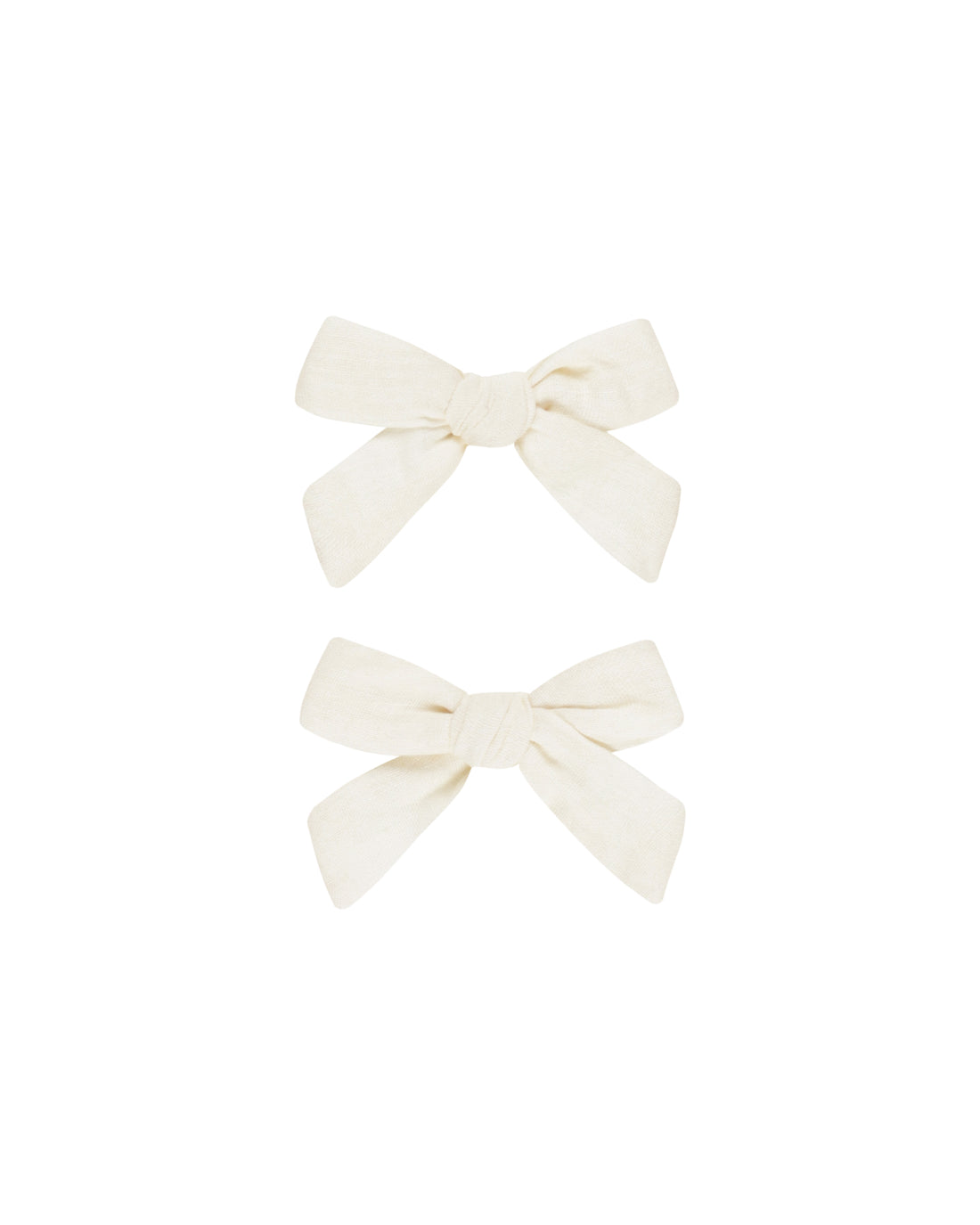 Rylee + Cru Bows, Set Of 2 - Ivory