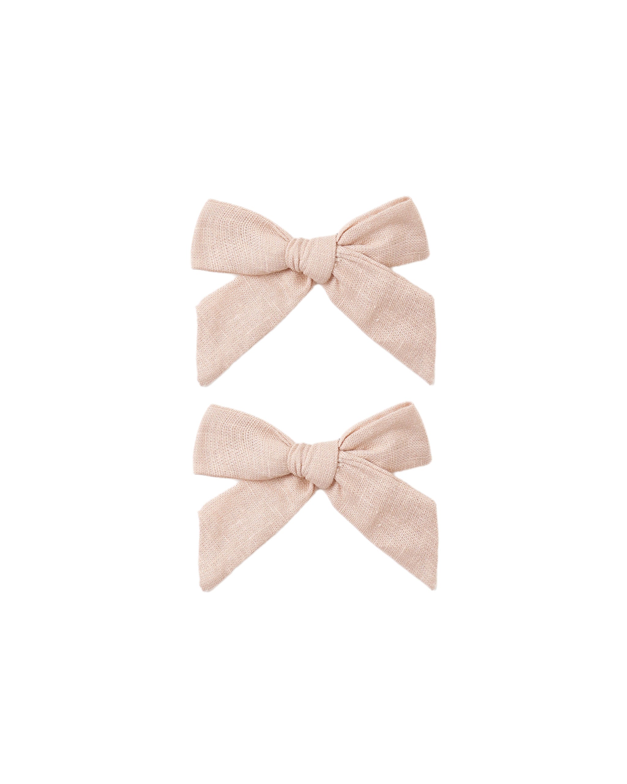 Rylee + Cru Bow, Set Of 2 - Blush