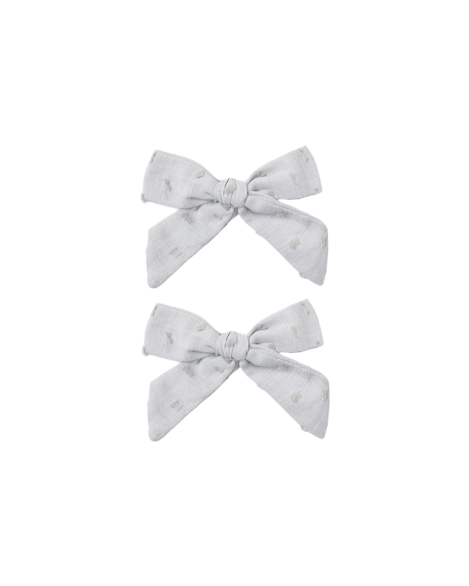 Rylee + Cru Bow, Set Of 2 - Dusty Blue