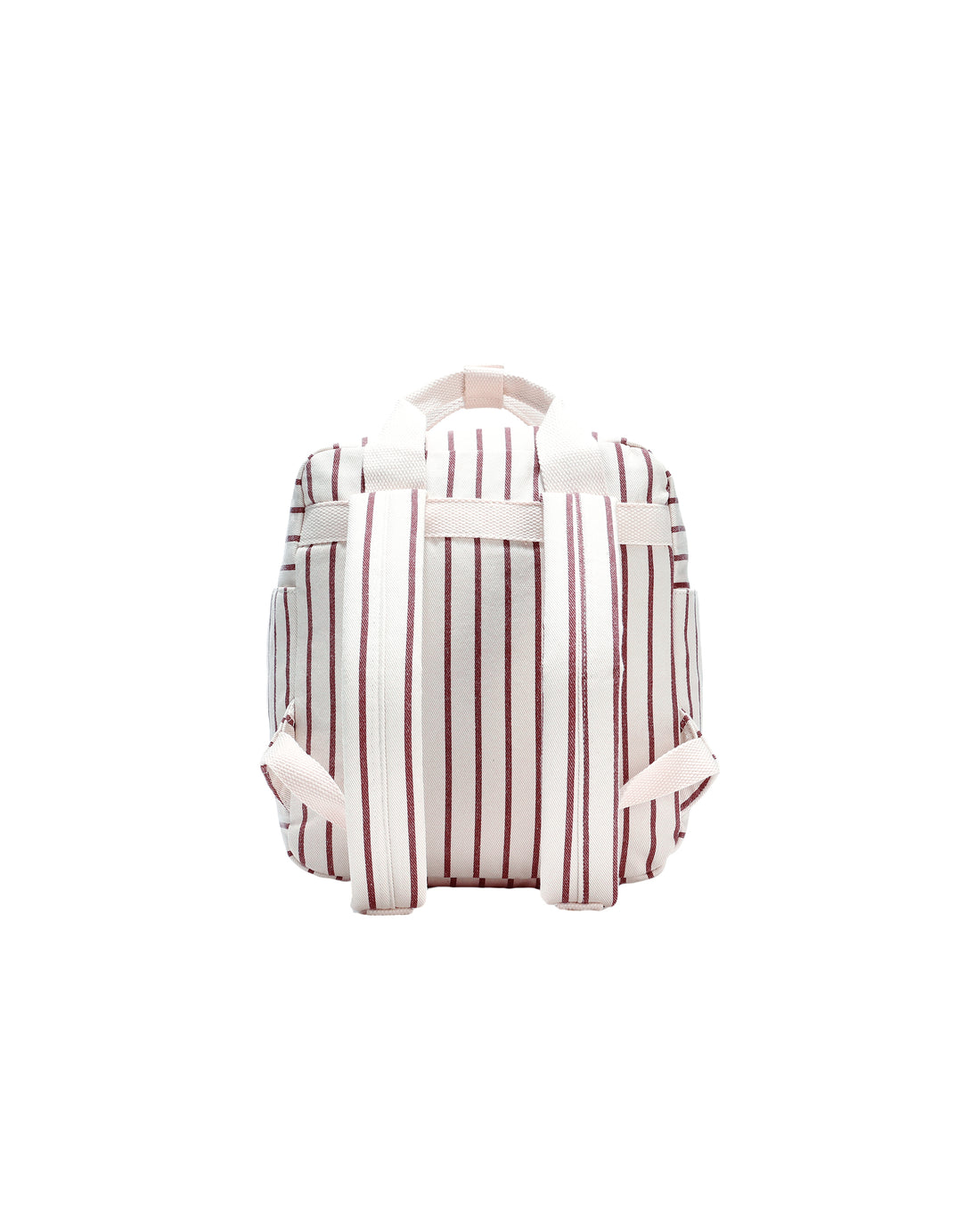 Rylee + Cru Mini Backpack - Burgundy Pinstripe