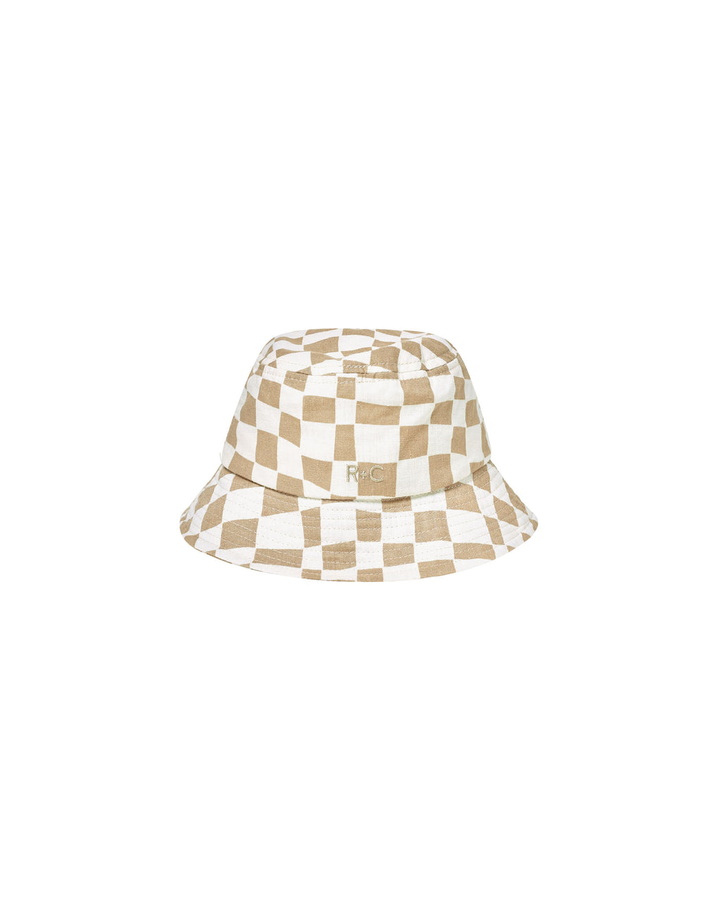 Rylee + Cru Bucket Hat - Sand Checker