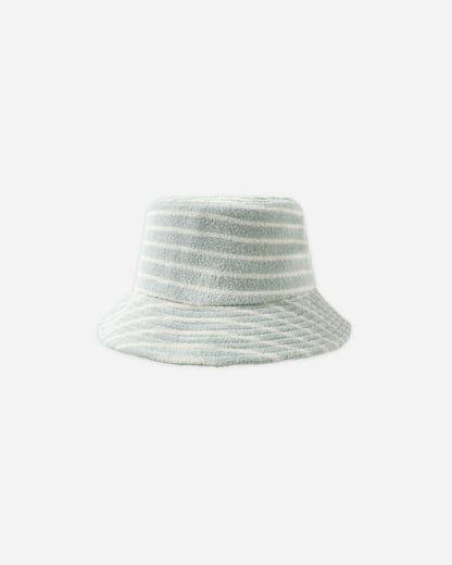Rylee + Cru Bucket Hat - Seafoam Terry Stripe