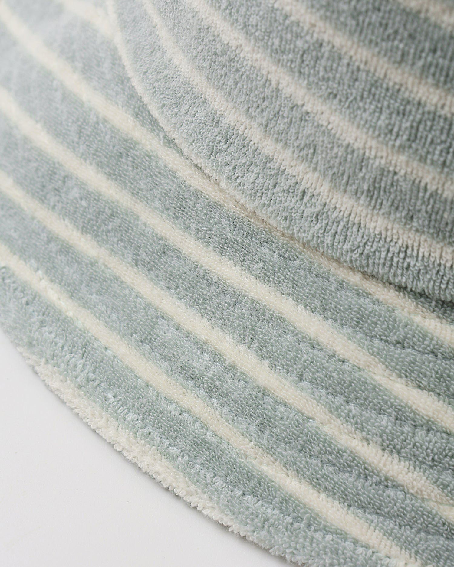 Rylee + Cru Bucket Hat - Seafoam Terry Stripe