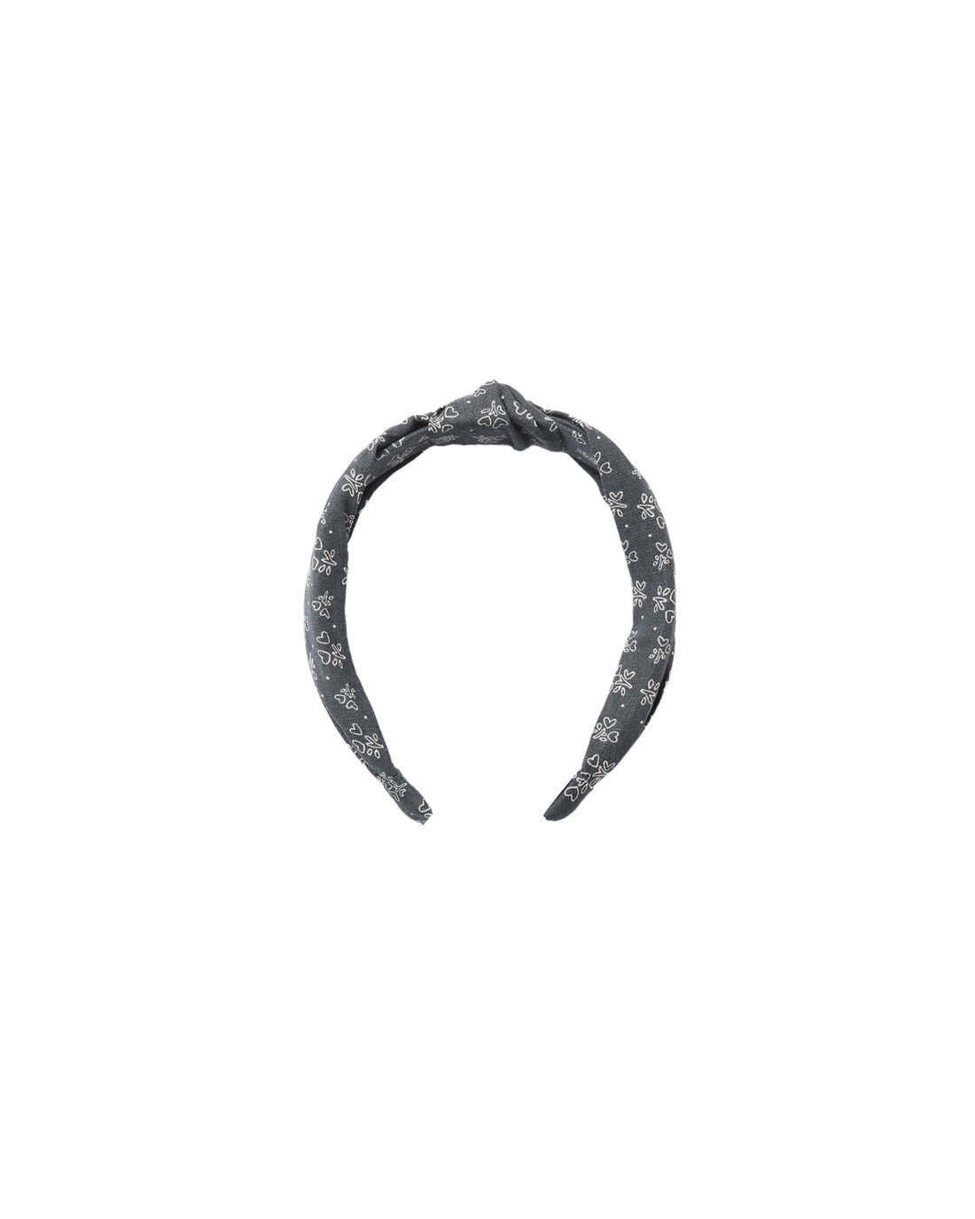 Rylee + Cru Knotted Headband - Heart Ditsy