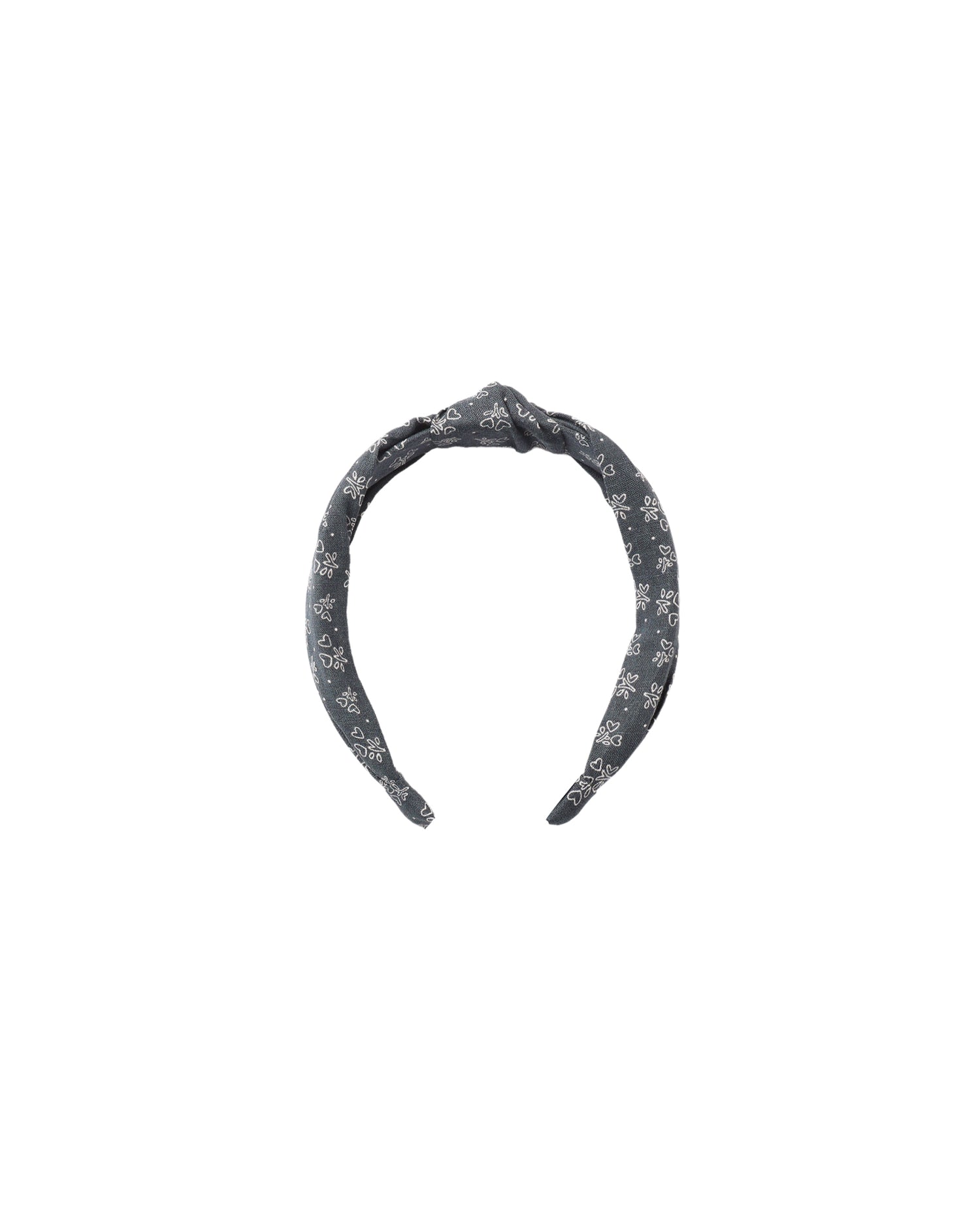 Rylee + Cru Knotted Headband - Heart Ditsy