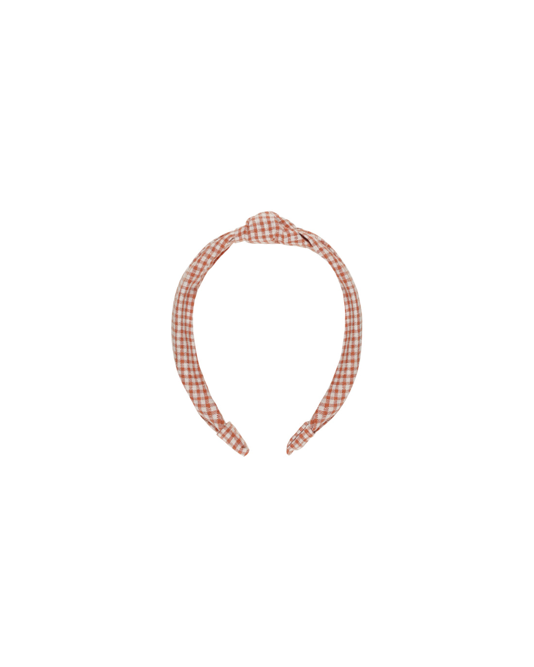 Rylee + Cru Knotted Headband - Poppy Gingham