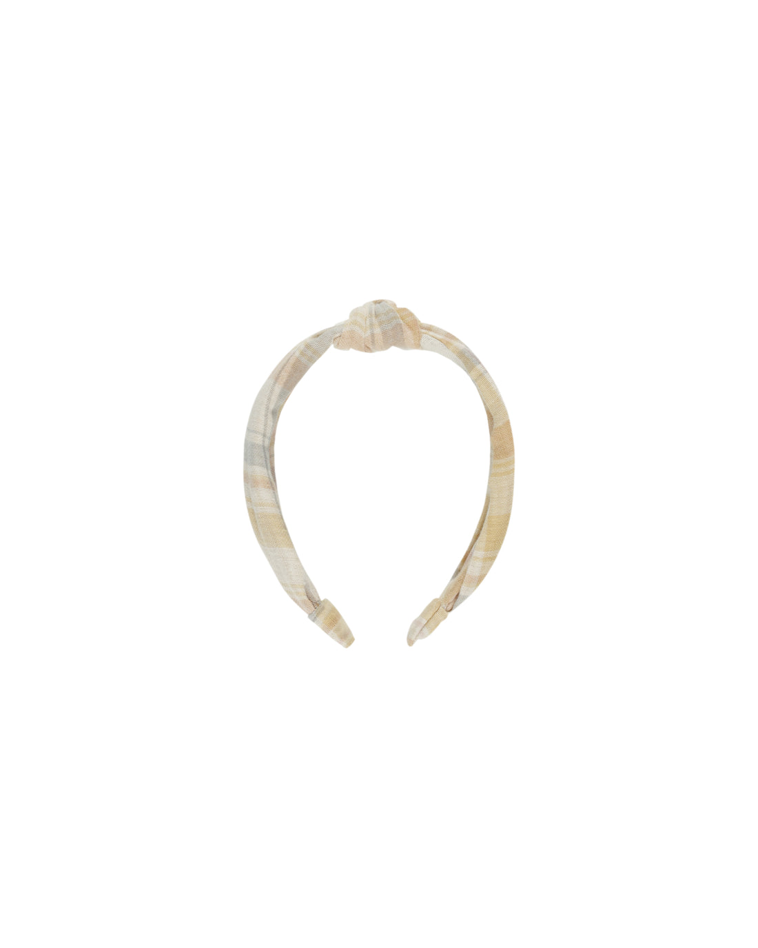 Rylee + Cru Knotted Headband - Pastel Plaid