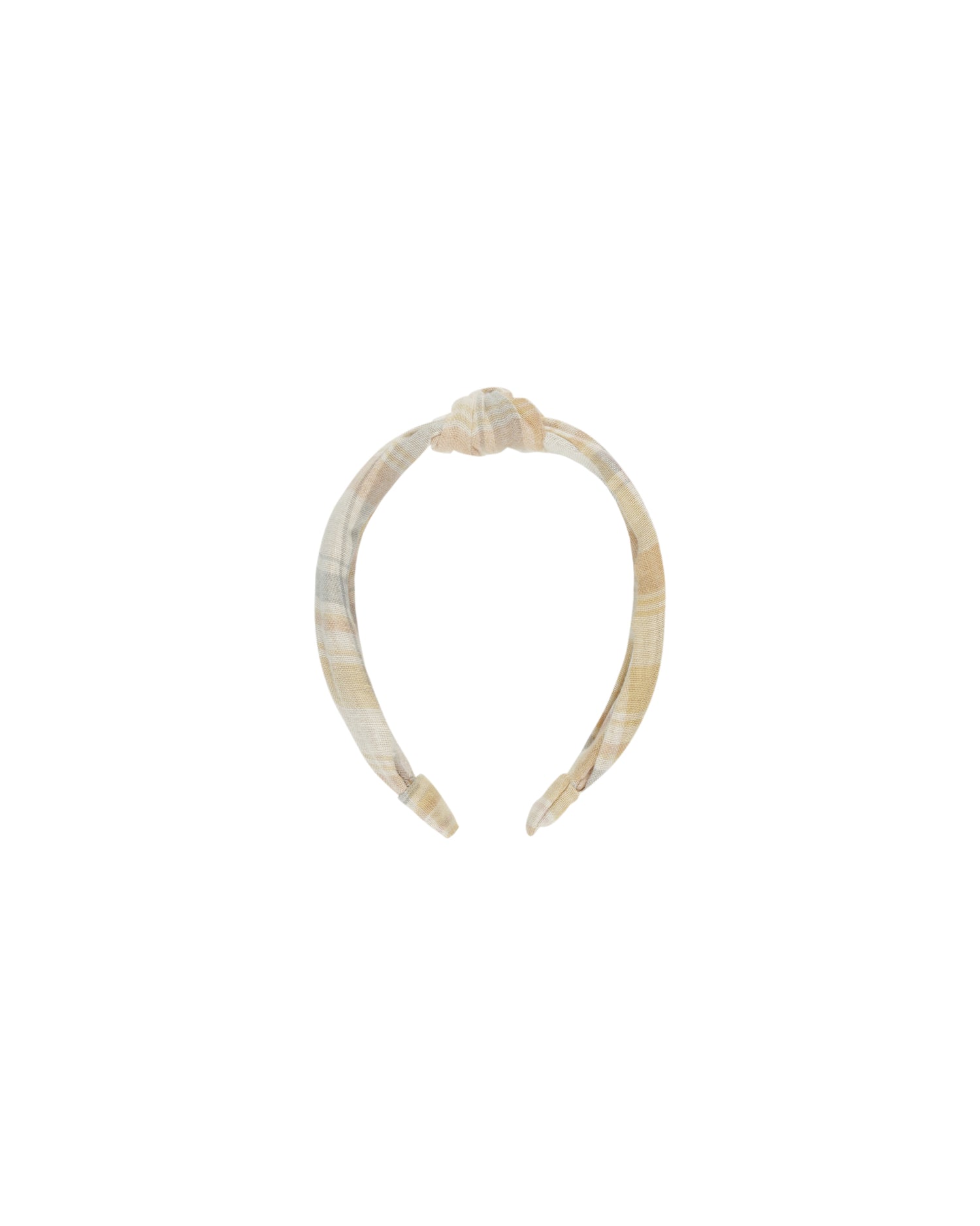 Rylee + Cru Knotted Headband - Pastel Plaid
