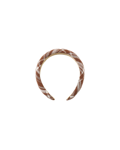 Rylee + Cru Padded Headband - Aspen Plaid