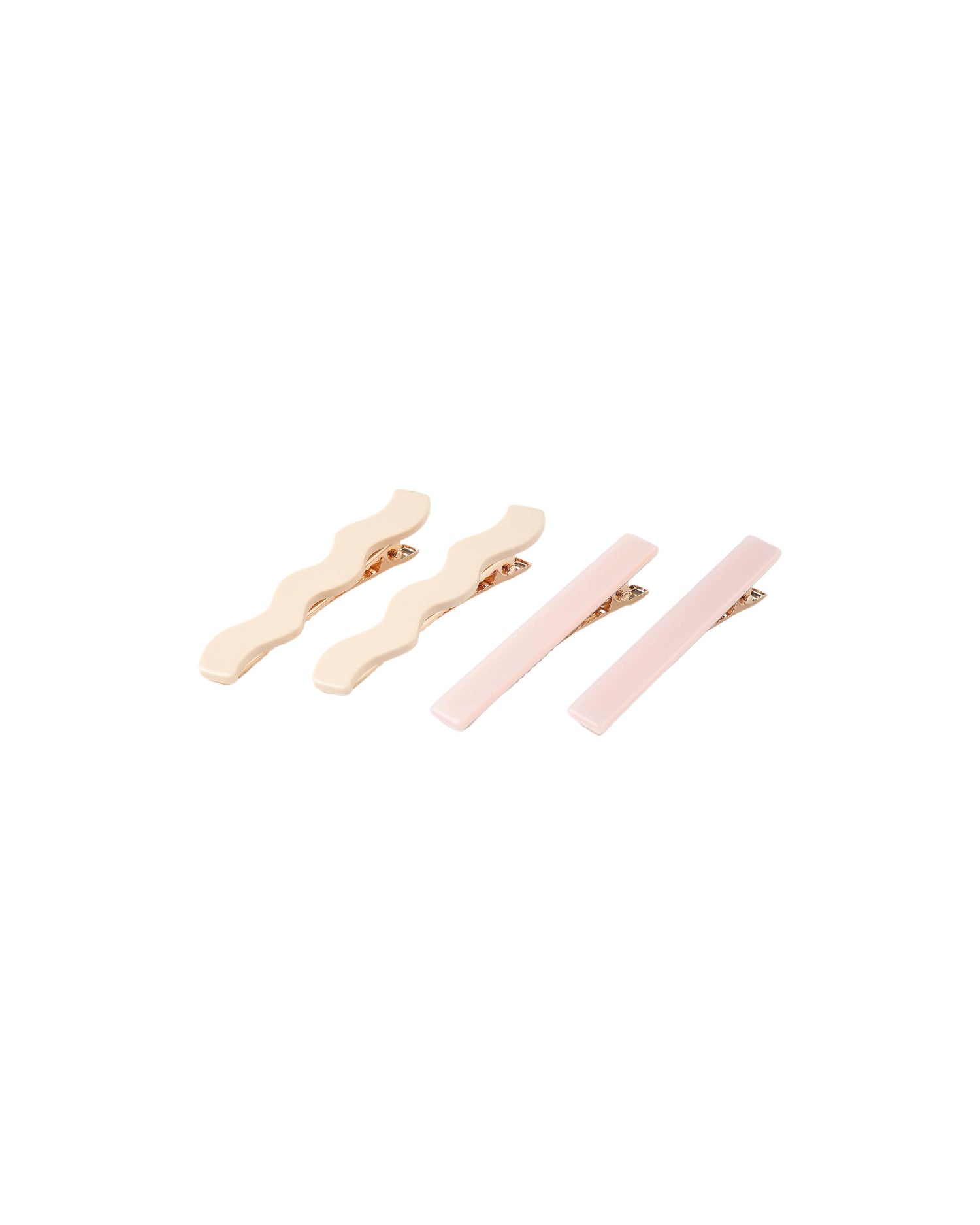 Rylee + Cru Wavy Clip Set - Blush, Natural