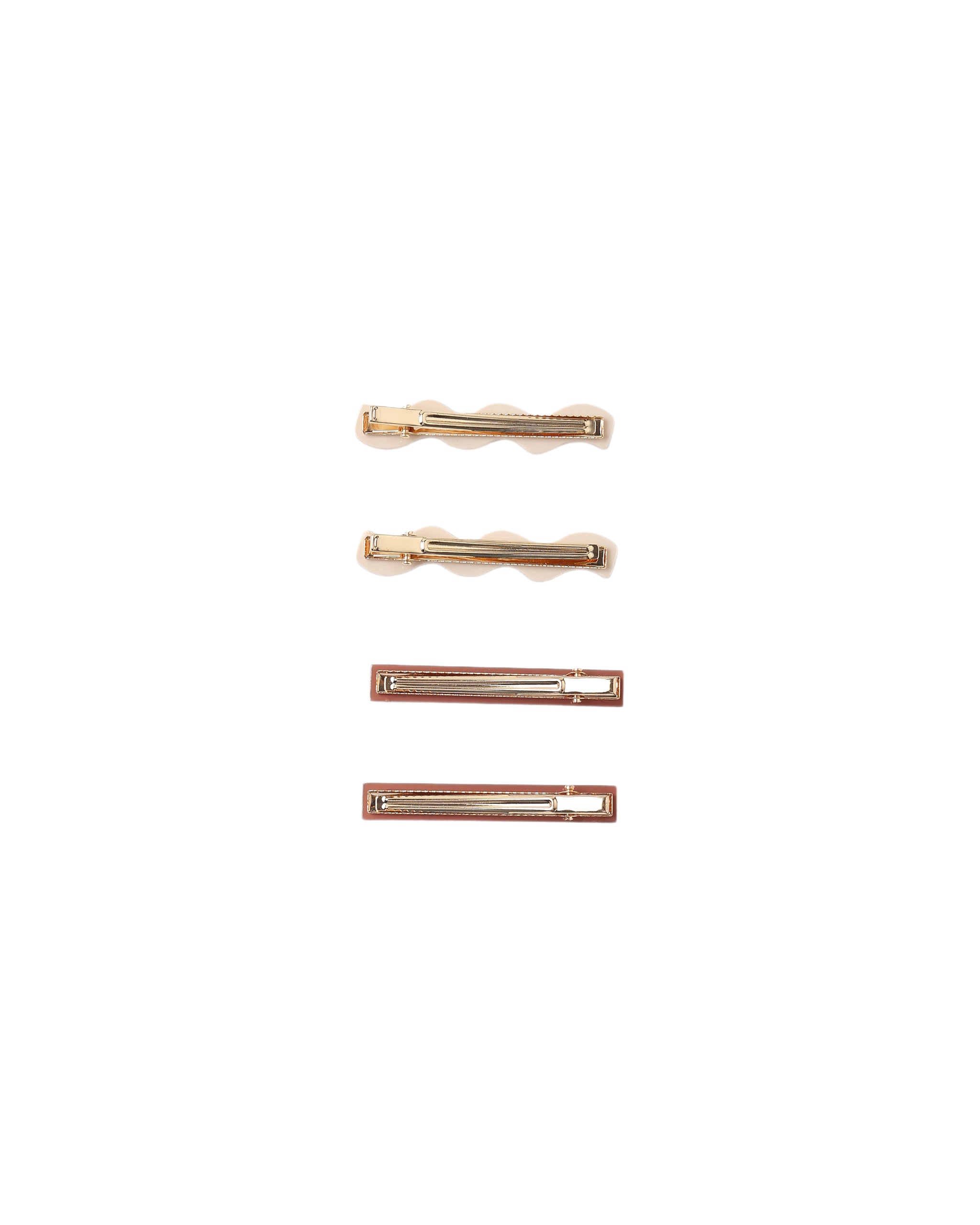Rylee + Cru Wavy Clip Set - Petal, Mulberry
