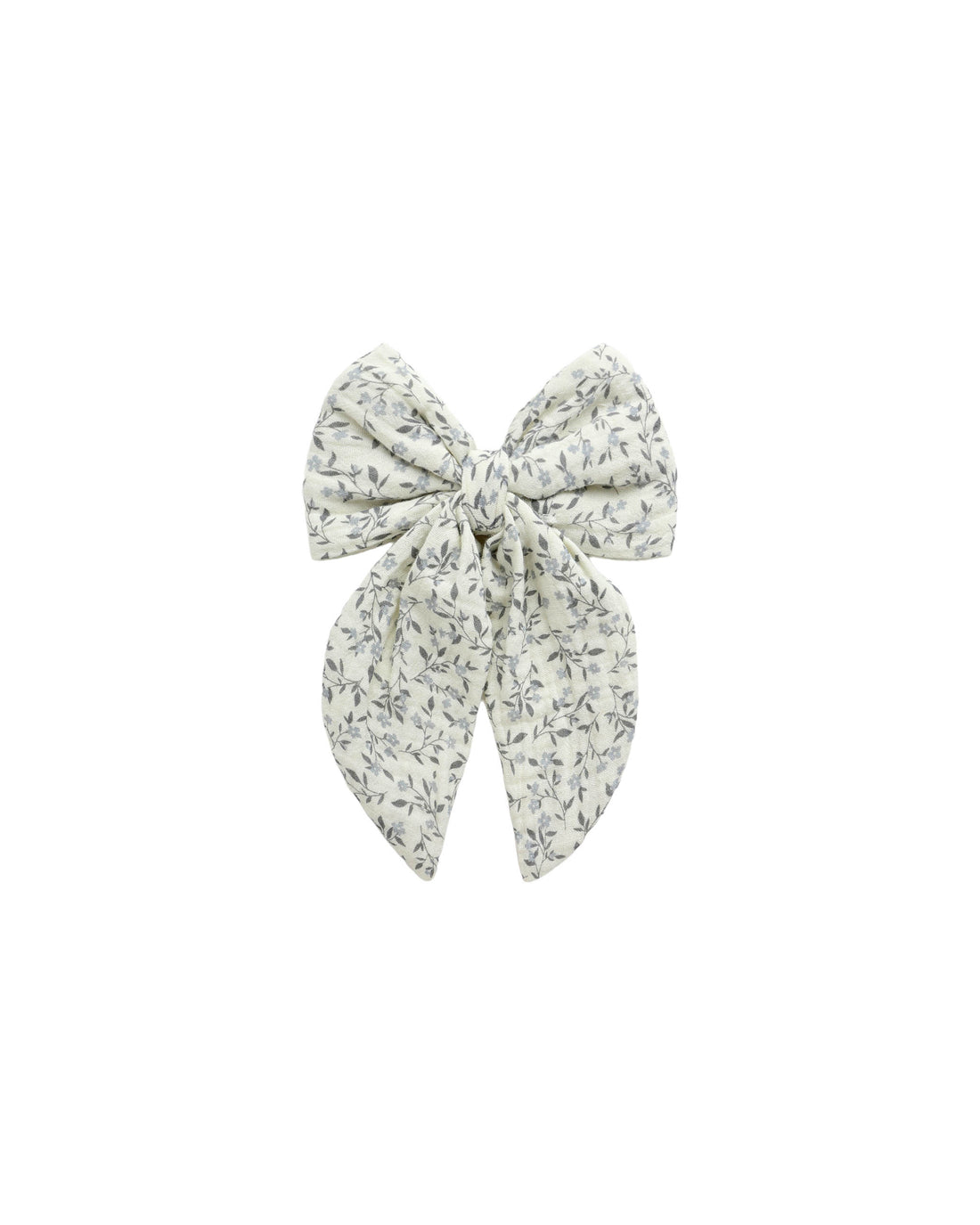 Rylee + Cru Oversized Bow - Blue Vines
