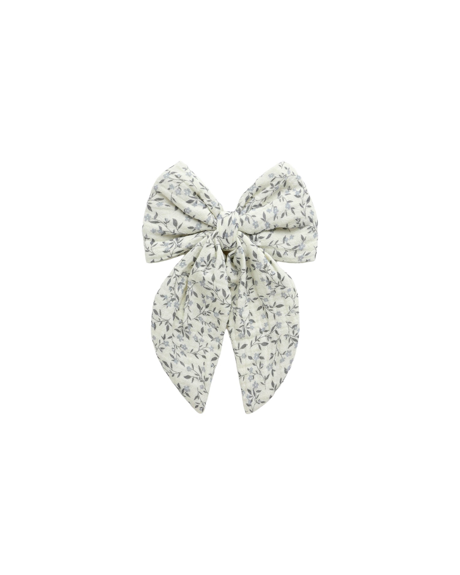 Rylee + Cru Oversized Bow - Blue Vines