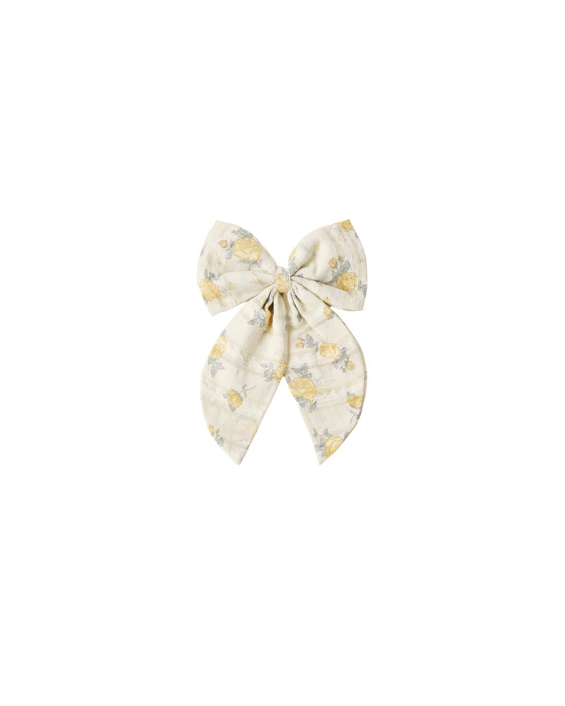 Rylee + Cru Oversized Bow - Lemon Ditsy Flower