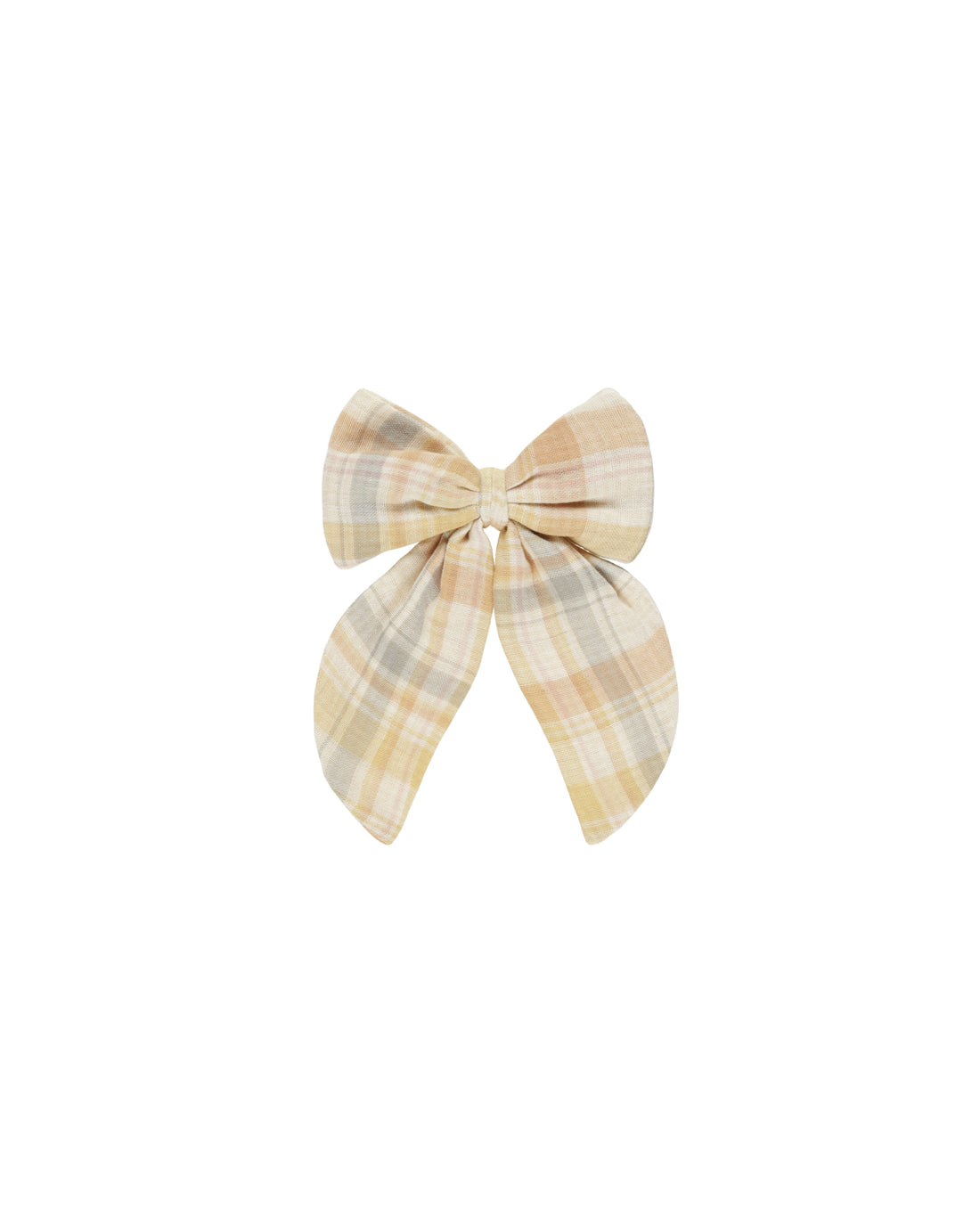 Rylee + Cru Oversized Bow - Pastel Plaid