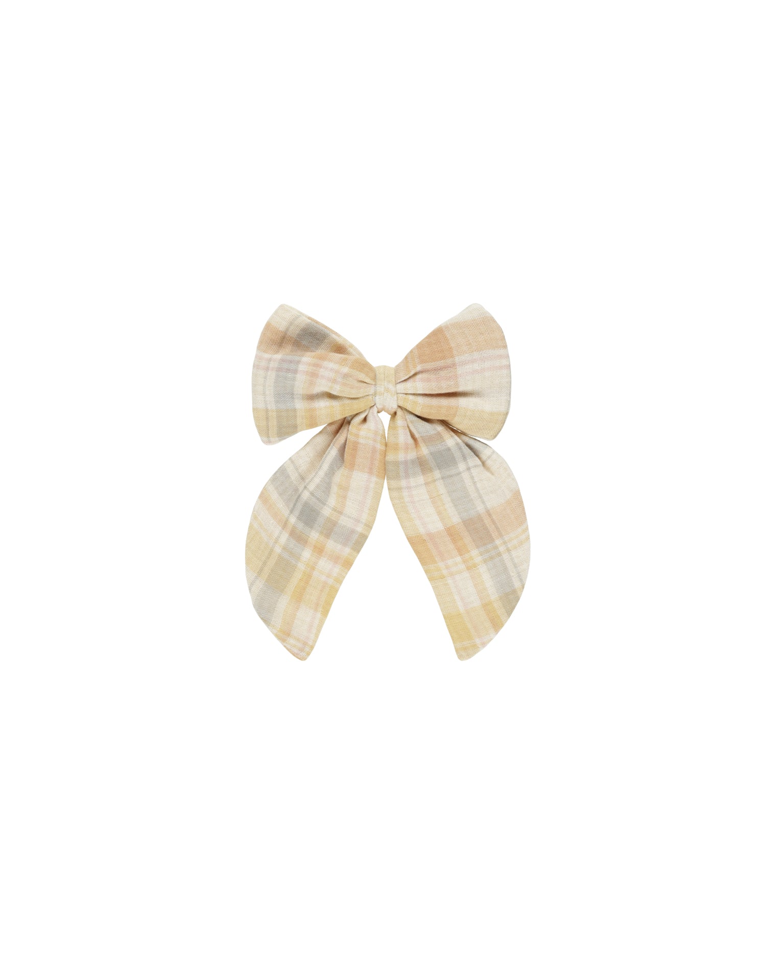 Rylee + Cru Oversized Bow - Pastel Plaid