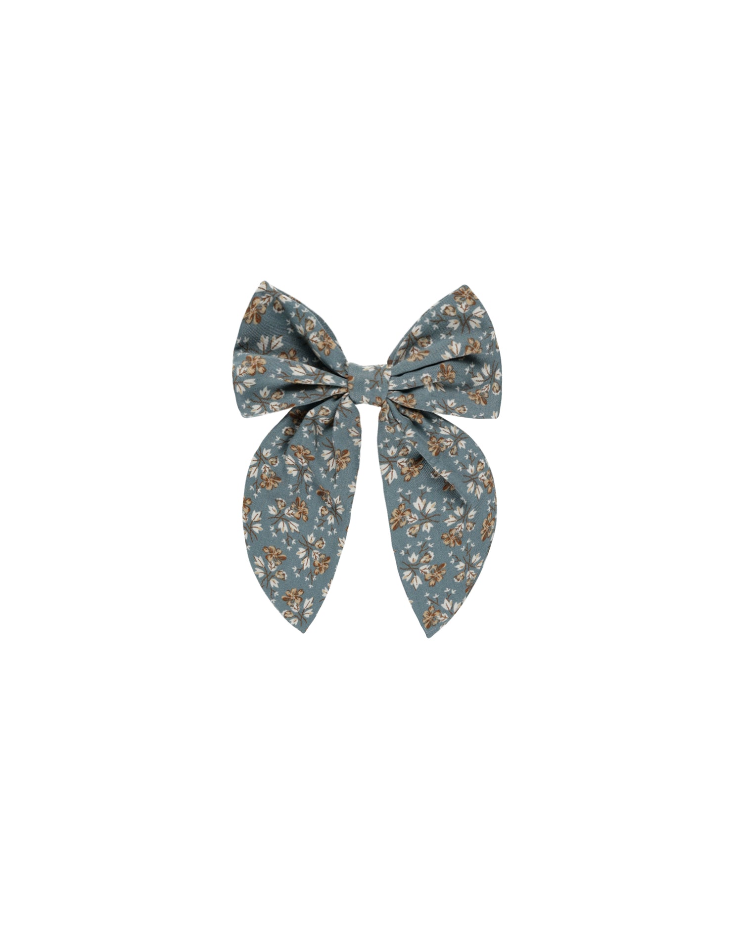 Rylee + Cru Oversized Bow - Blue Floral