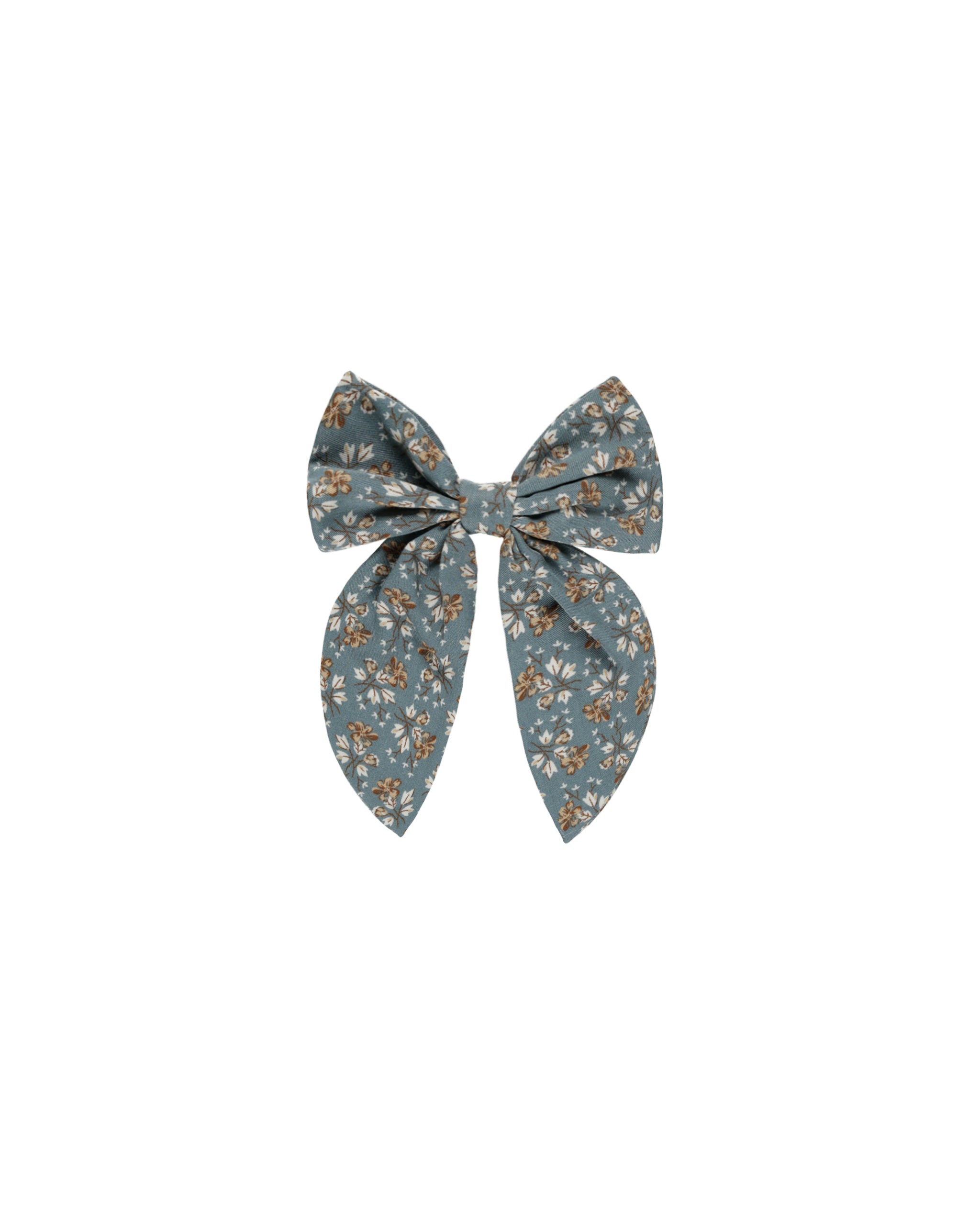 Rylee + Cru Oversized Bow - Blue Floral