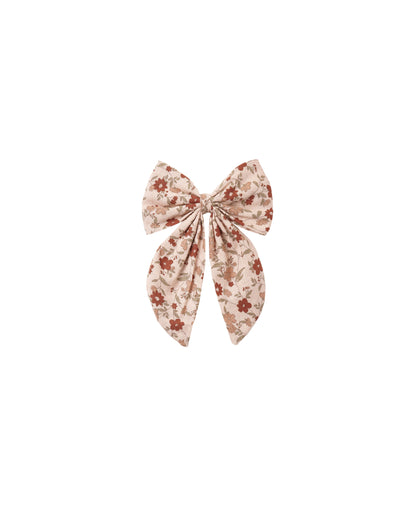Rylee + Cru Oversized Bow - Pink Floral