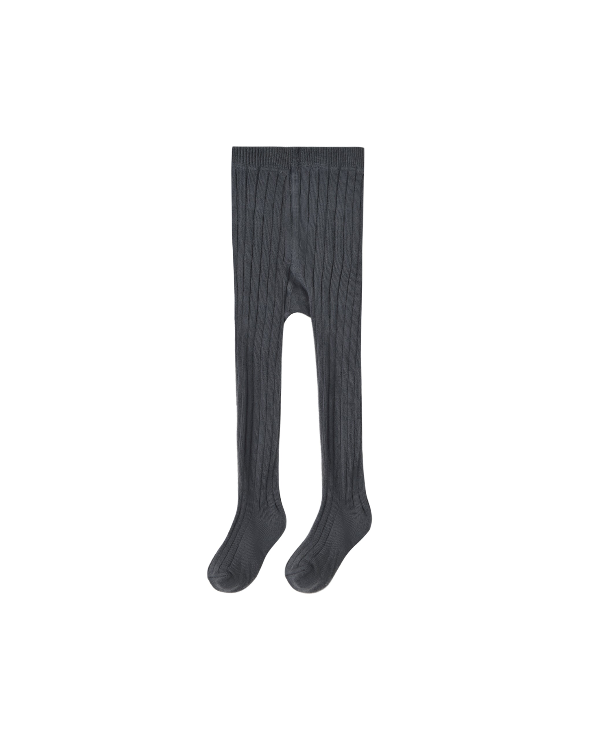 Rylee + Cru Ribbed Tights - Midnight