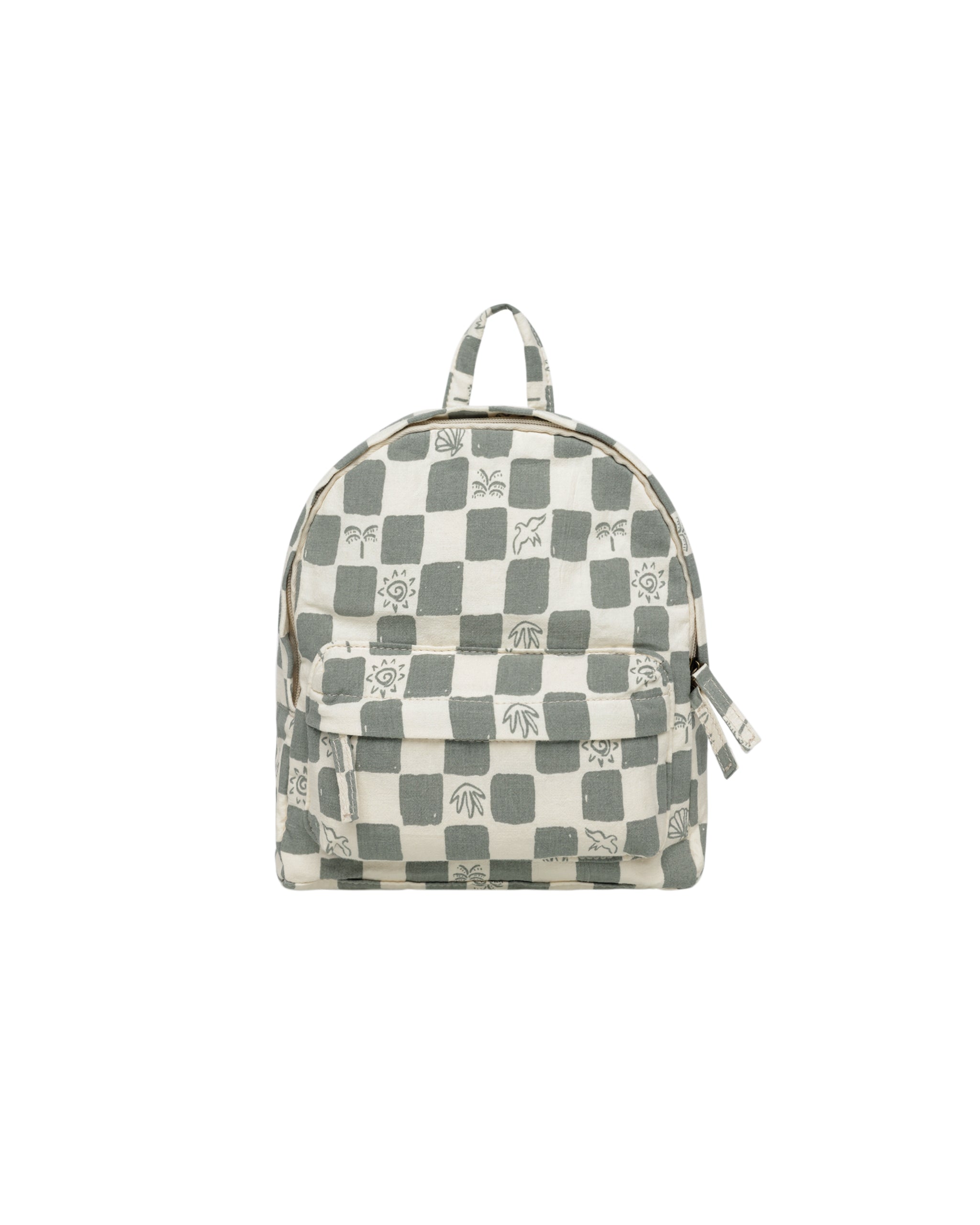 Rylee + Cru Mini Backpack - Coastal Check