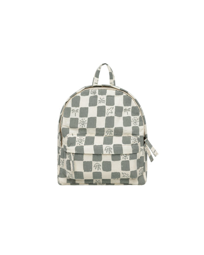 Rylee + Cru Mini Backpack - Coastal Check