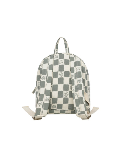 Rylee + Cru Mini Backpack - Coastal Check