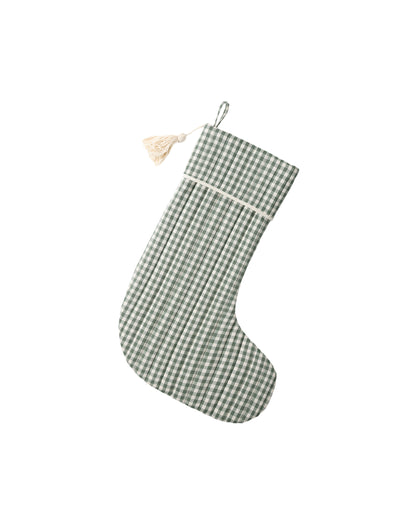 Rylee + Cru Christmas Stocking - Evergreen Gingham