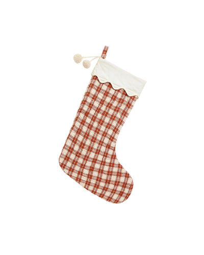 Rylee + Cru Christmas Stocking - Red Plaid