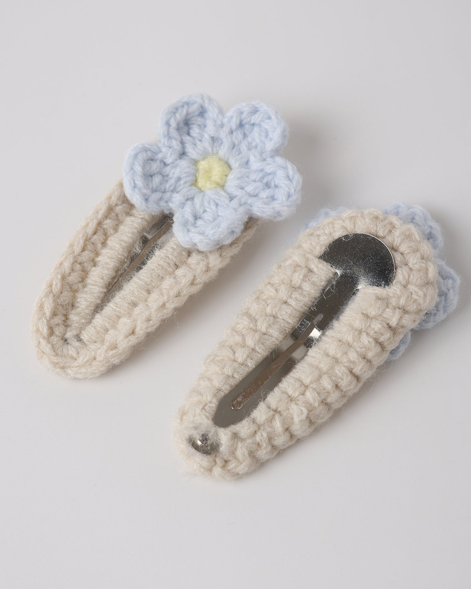 Rylee + Cru Crochet Clip Set - Natural