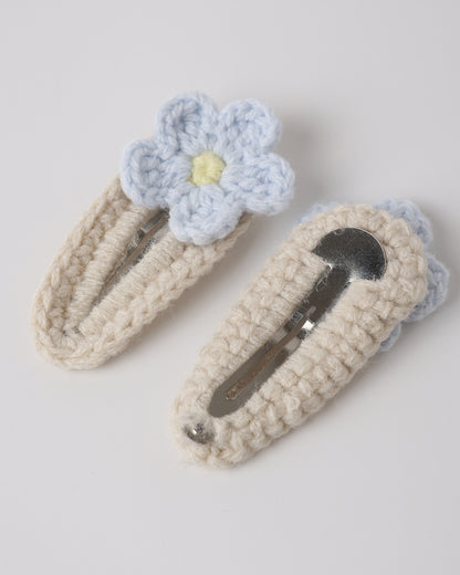 Rylee + Cru Crochet Clip Set - Natural