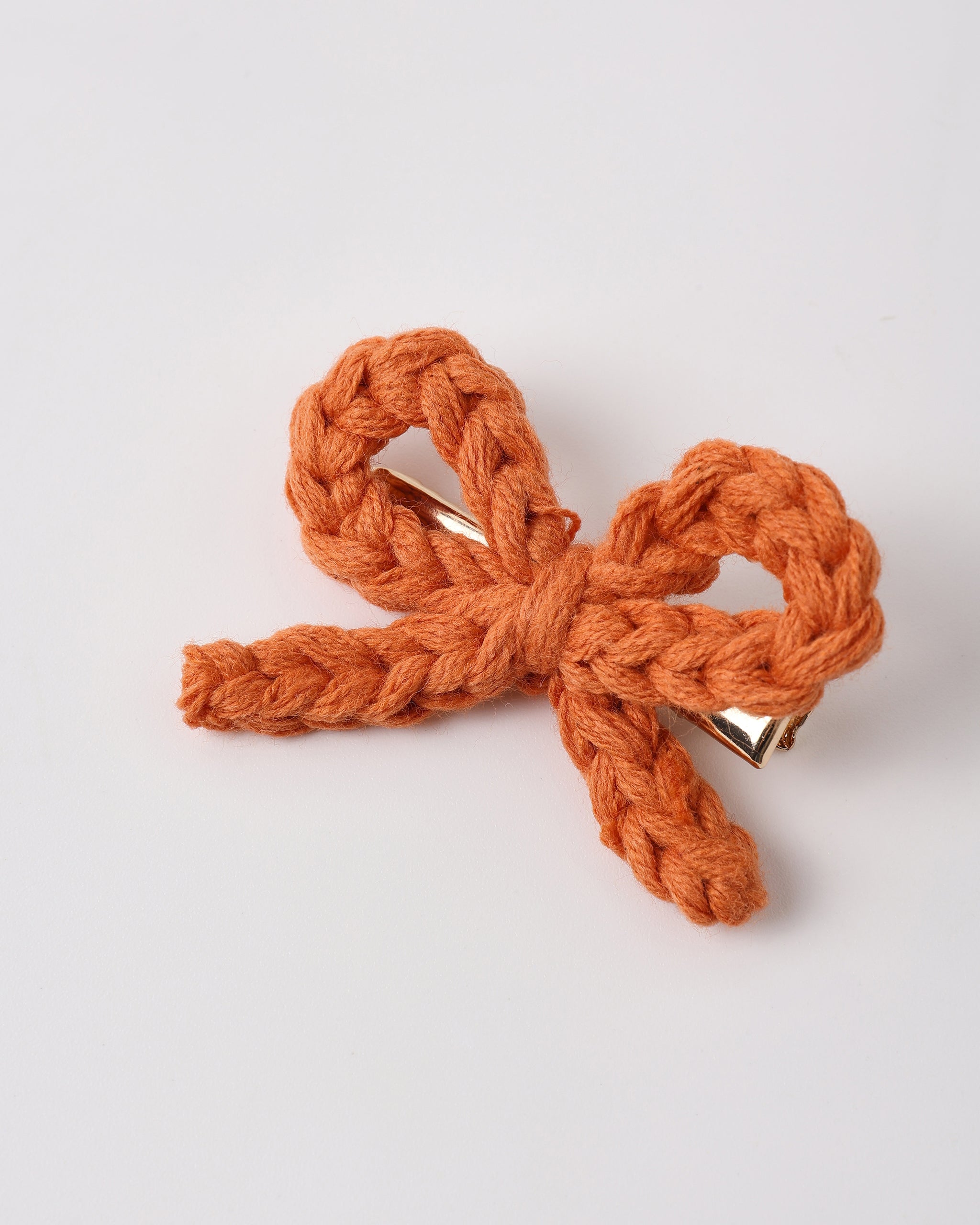 Rylee + Cru Crochet Bow Clips - Poppy