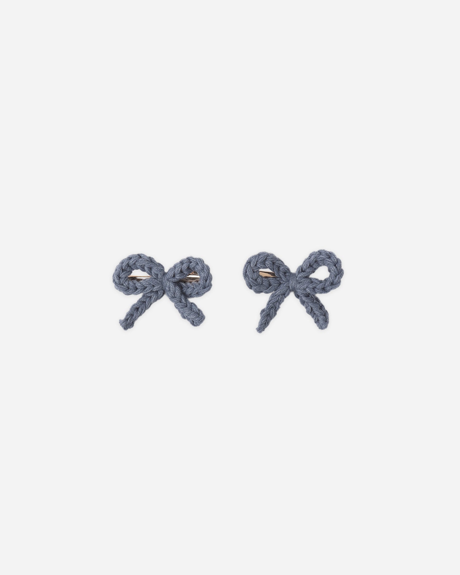 Rylee + Cru Crochet Bow Clip - Marine