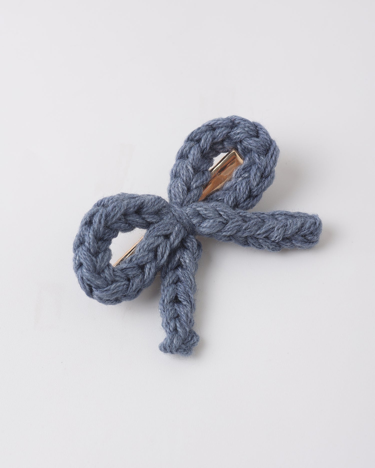 Rylee + Cru Crochet Bow Clip - Marine