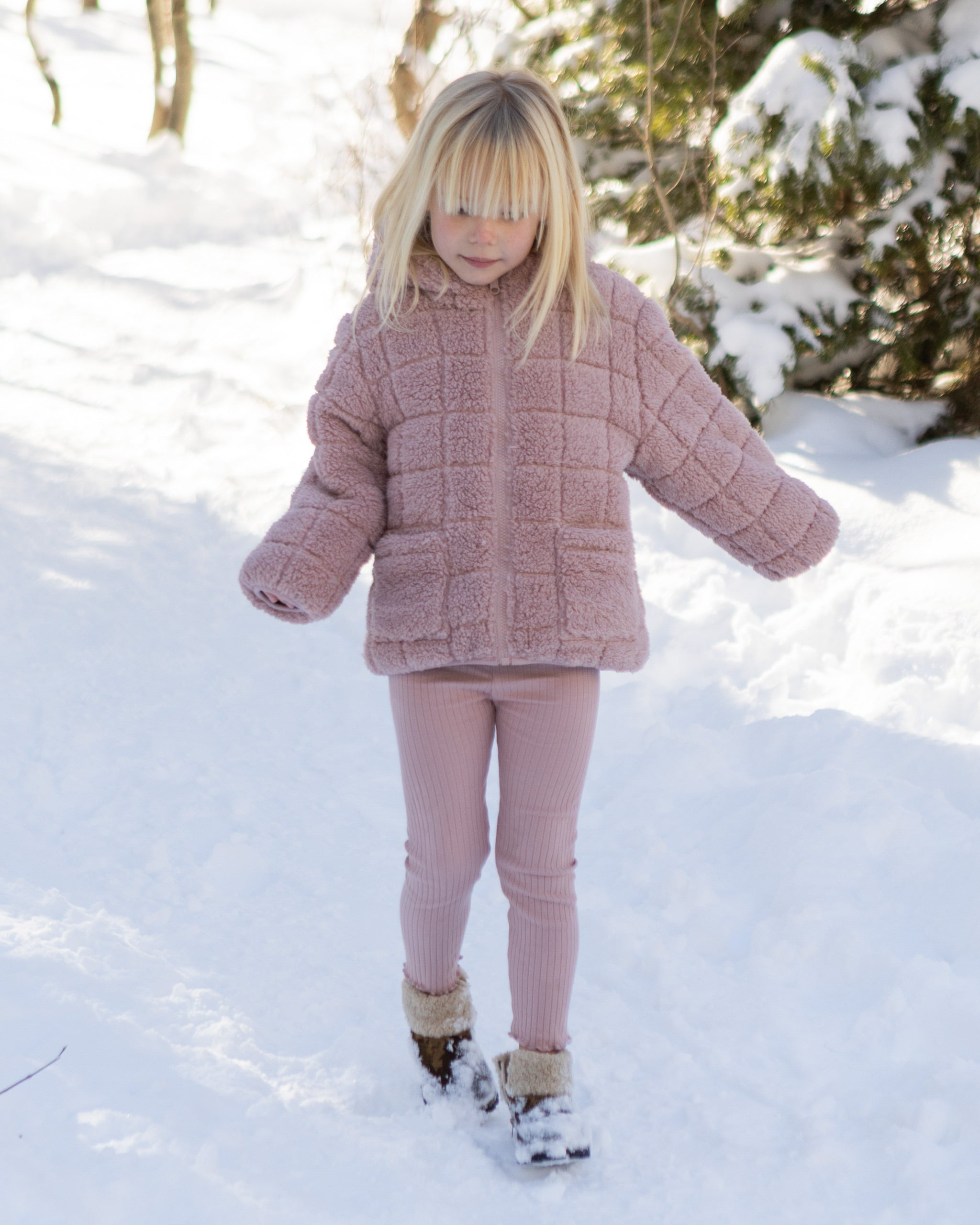 Rylee + Cru Lightweight Reversible Puffer - Butterflies